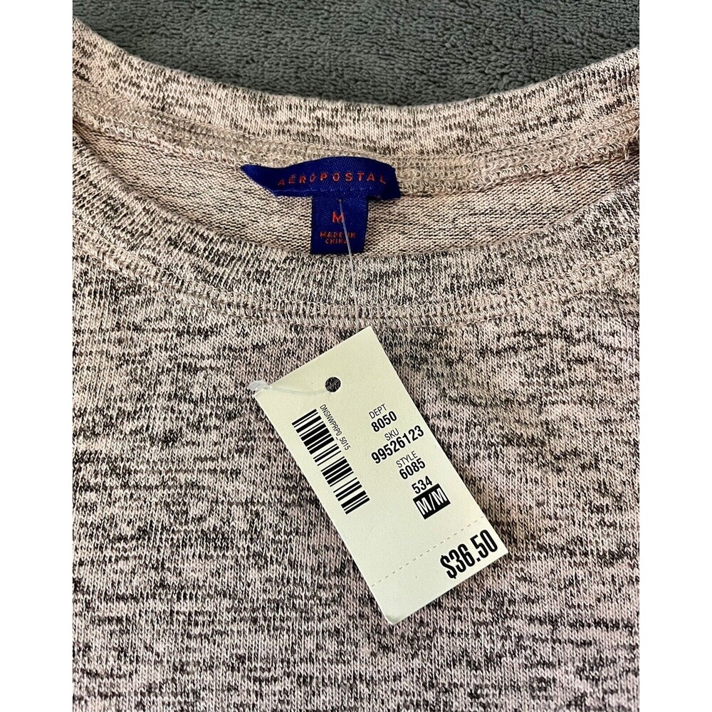Aeropostale Womens Pink Pullover Sweater Long Sleeve Size M NWT - Picture 3 of 6